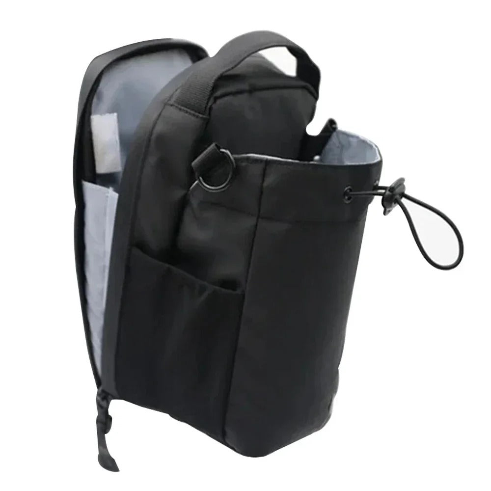 Magnetic Gym Bag for Men and Women – Sling Bottle with Magnetic Attachment | Water Bottle Holder, Gym Pouch, Crossbody Bag for Travel, Sports, Work, Fitness