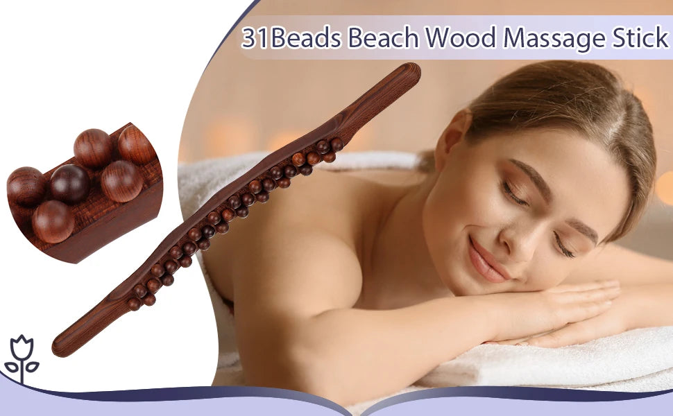 Wood Therapy Lymphatic Drainage Massage Stick