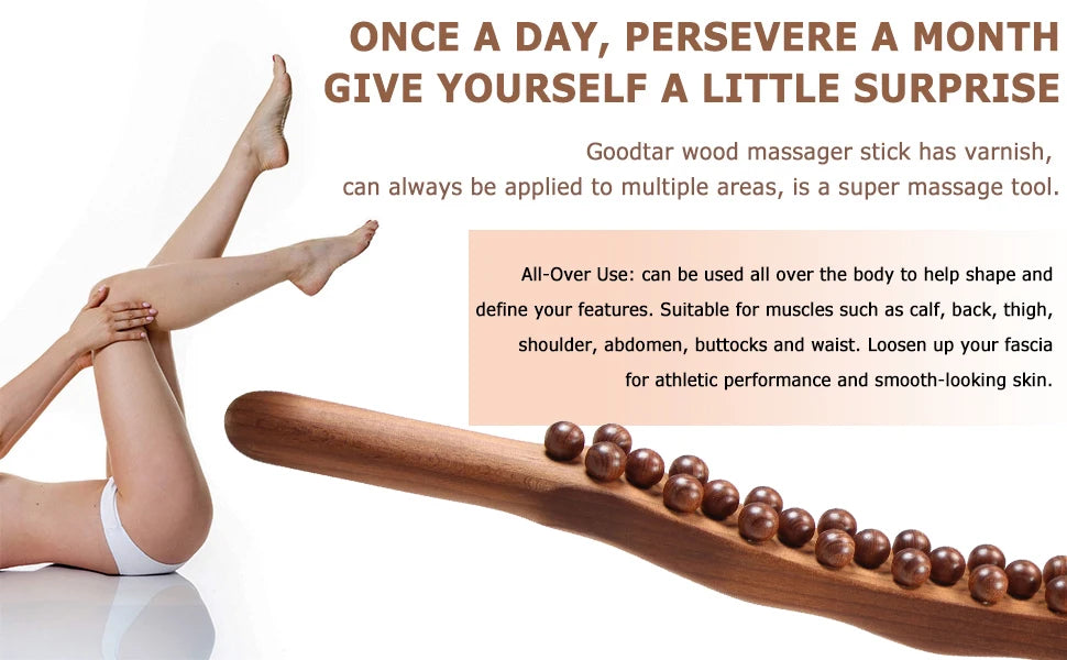 Wood Therapy Lymphatic Drainage Massage Stick