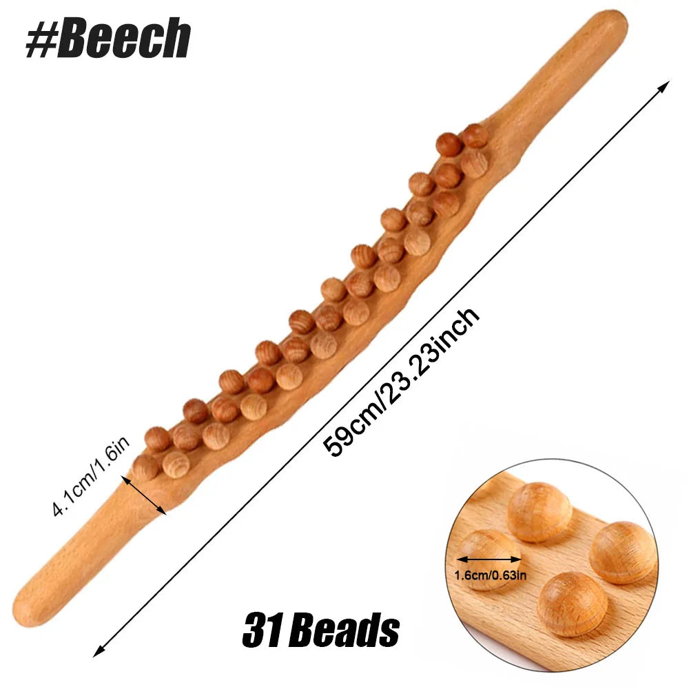 Wood Therapy Lymphatic Drainage Massage Stick
