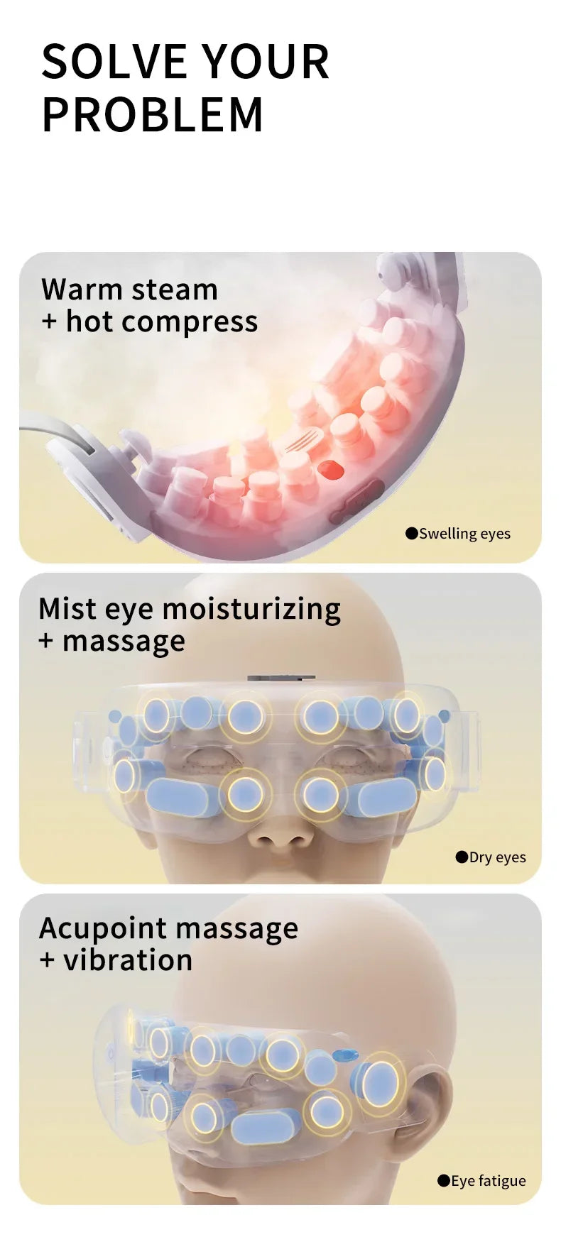 Vibration Heating Eye Massager